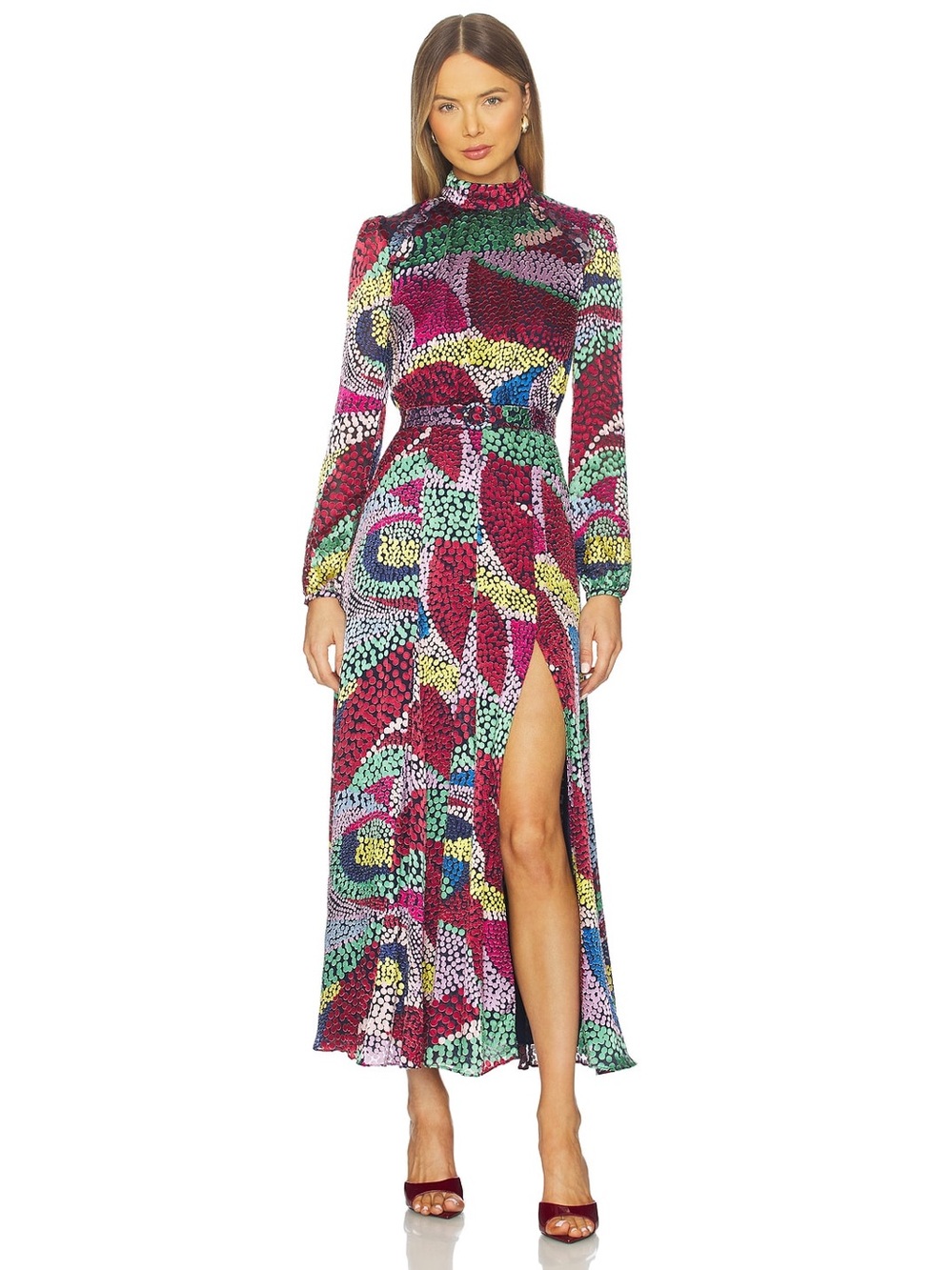 SALONI Jacqui- B Dress in Jangle 2 A1